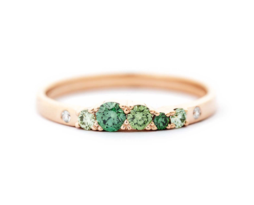 Keto 2mm väritimantit vihreä, design Jussi Louesalmi