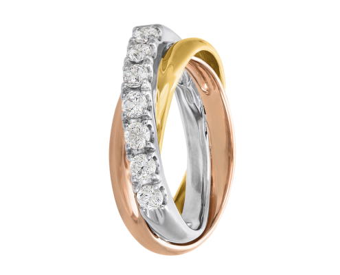 Story of Love Lyon timanttisormus yht. 0,50ct W/SI 14K kierrätyskultaa