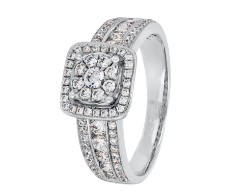 Story of Love Helsinki timanttisormus yht 0,70ct W/SI 14K kierrätyskultaa