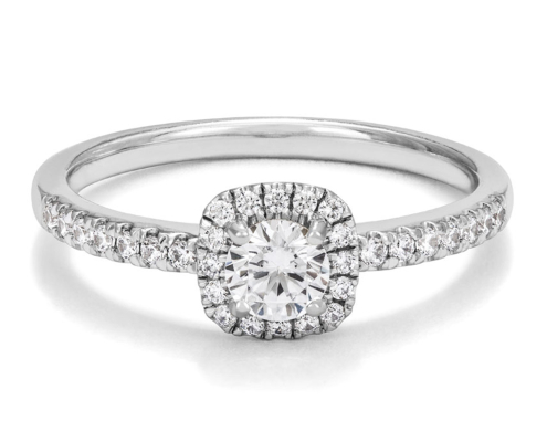 Fenia Sirius laboratoriotimanttisormus yht. 0,48ct W/SI 18K kierrätyskultaa