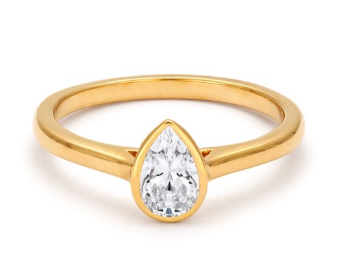 Fenia Nova laboratoriotimanttisormus 0,50ct W/SI 18K kierrätyskultaa